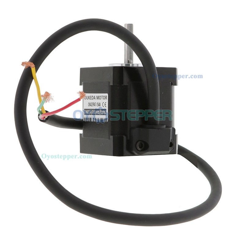 Oukeda NEMA 17 Stepper Motor 1.2 Deg 32Ncm 3 Phase 1.5A 5.4VDC D-cut 42X42mm